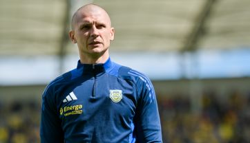 Dawid Szwarga, trener Arki Gdynia (fot. Getty)