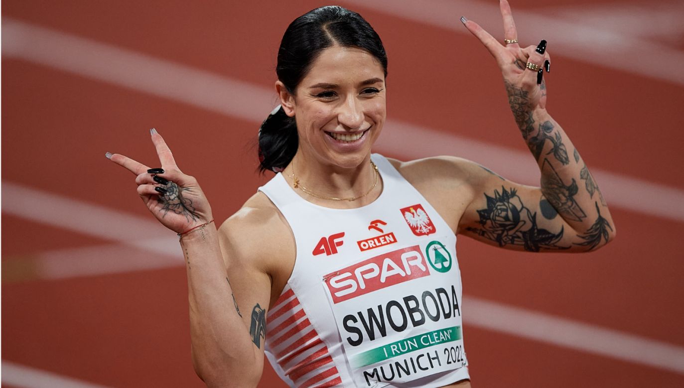 Ewa Swoboda powalczy z koleżankami o medal w sztafecie 4x100 m (fot. PAP)
