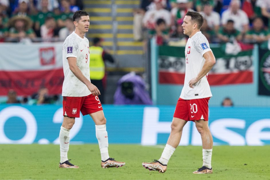 Robert Lewandowski i Piotr Zieliński (fot. Getty Images)