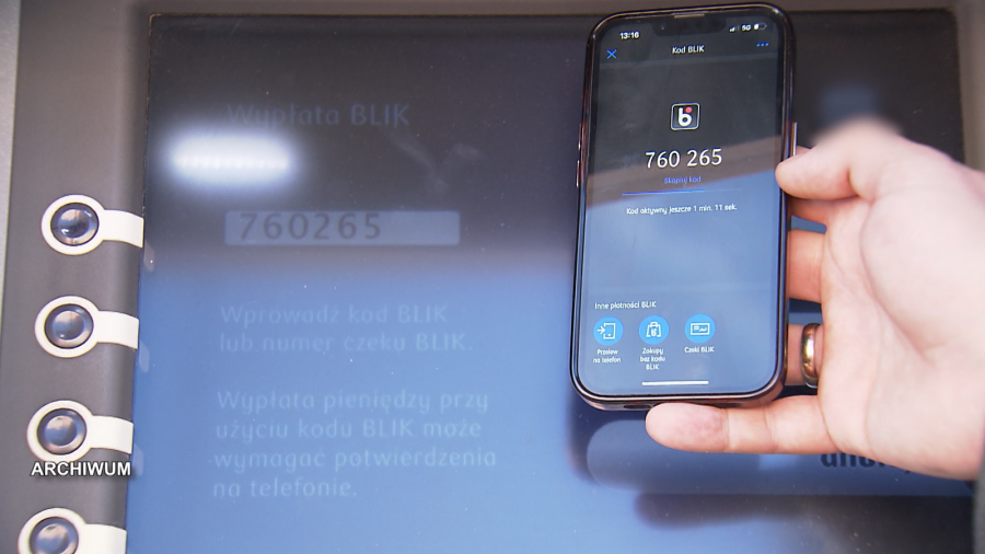Przesłany link prowadził do fałszywej aukcji, a po wpisaniu kodu BLIK 1000 złotych trafiło do oszustów. Fot. TVP3 Katowice
