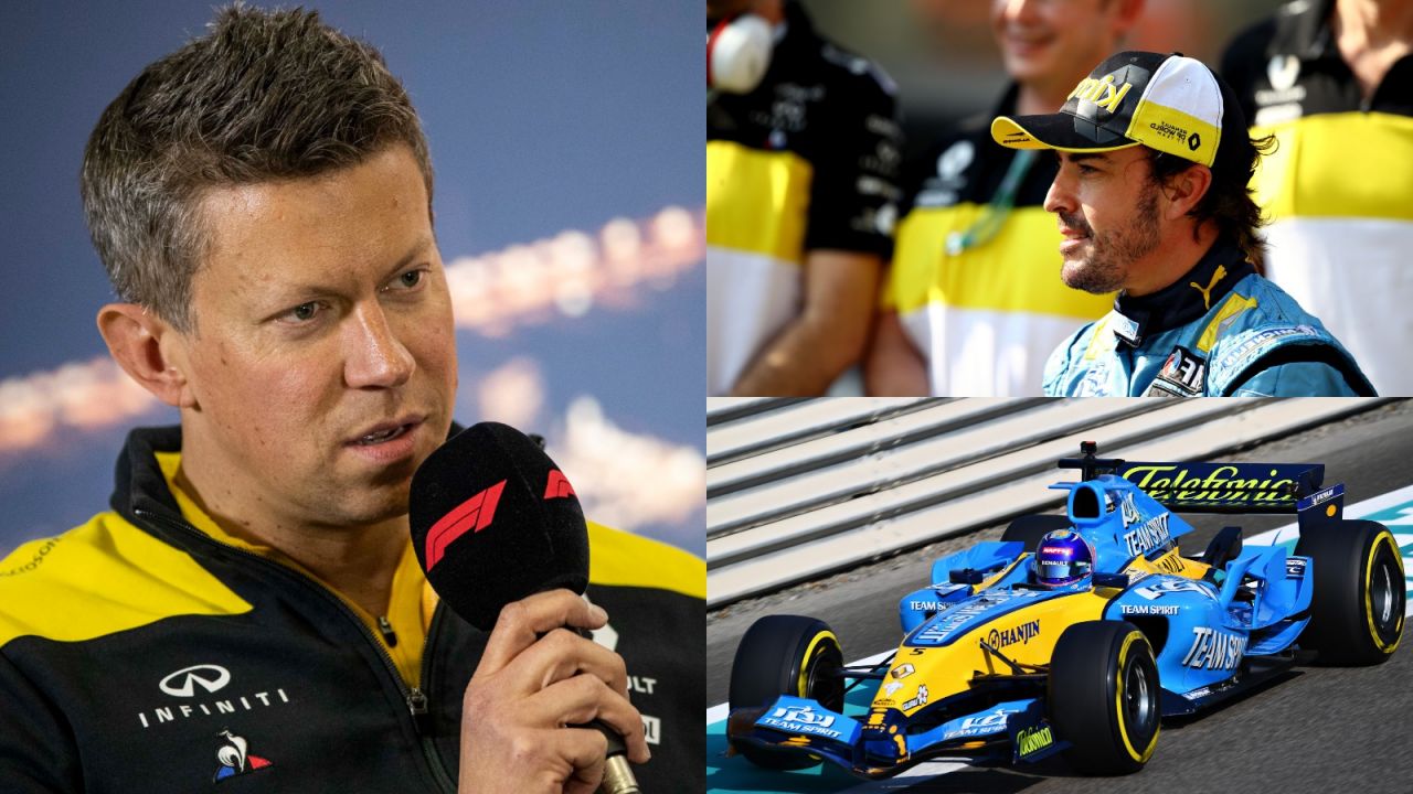 Fernando Alonso podczas wyścigu