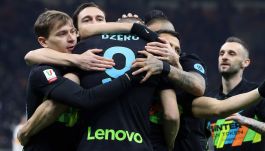 Radość piłkarzy Interu (fot. PAP)