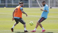 Sergio Ramos i Karim Benzema (fot. Getty)