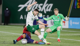 Jarosław Niezgoda z Portland Timbers nie zagra z powodu kontuzji przez około dziewięć miesięcy (fot: Getty)