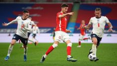 Anglia – Polska, skrót (fot. TVP)