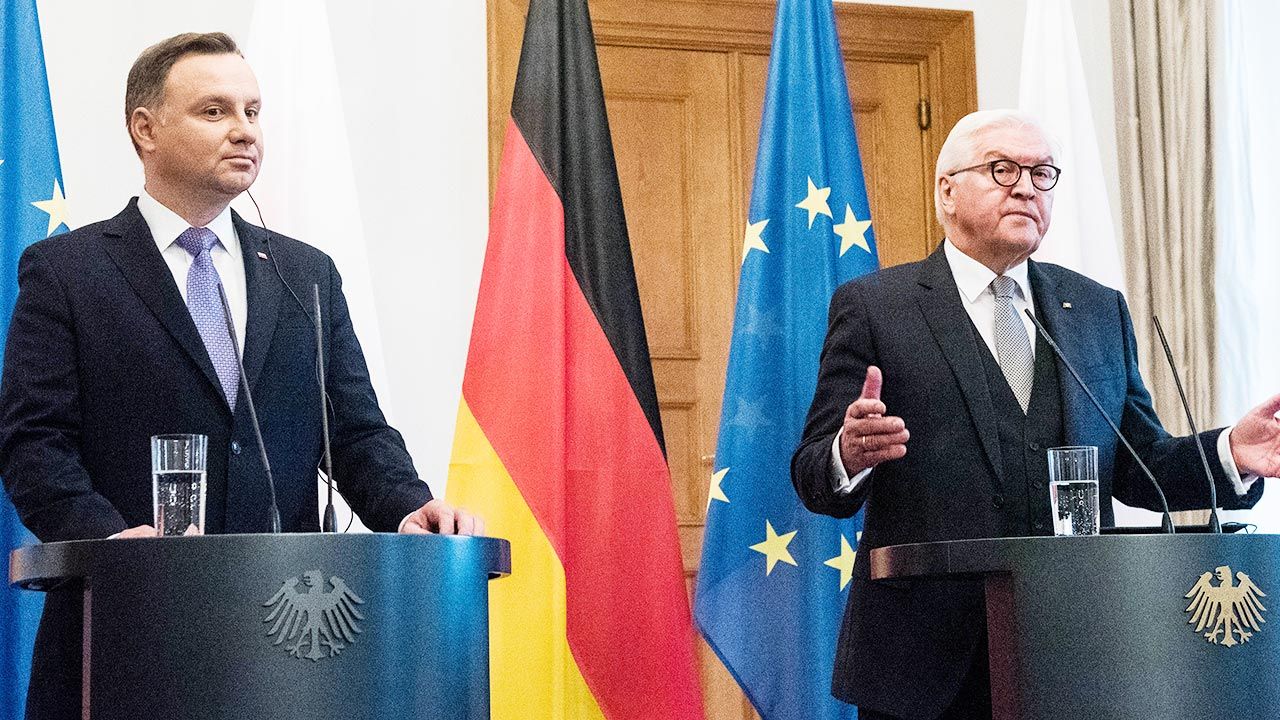 „TAZ” przypomina m.in. wizytę prezydenta  Steinmeiera w Polsce (fot. Markus Heine/SOPA Images/LightRocket via Getty Images)