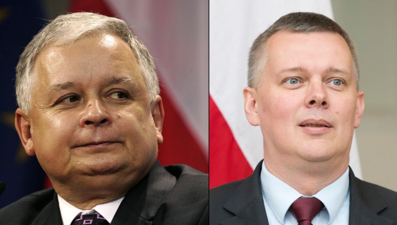Lech Kaczyński, Tomasz Siemoniak (fot. Gilles BASSIGNAC/Gamma-Rapho via Getty Images, Michael Gottschalk/Photothek via Getty Images)