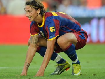 Zlatan Ibrahimović w barwach Barcelony