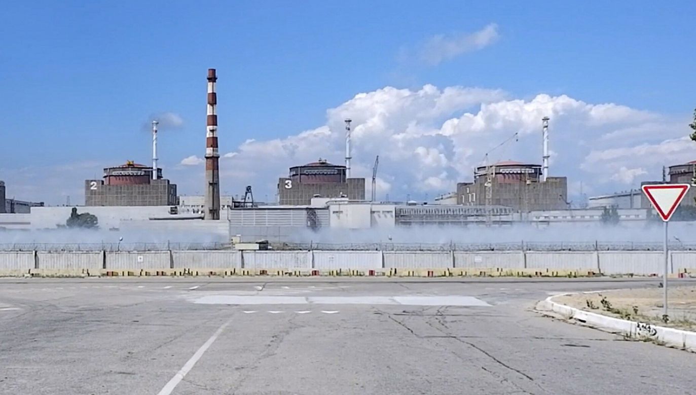Położona na południu Ukrainy Zaporoska Elektrownia Atomowa została zajęta przez siły rosyjskie w nocy z 3 na 4 marca (fot. PAP/EPA/RUSSIAN EMERGENCIES MINISTRY)