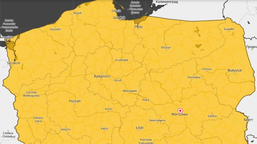 Wielkopolska, burze, IMGW, ostrzeżenie (fot. IMGW)