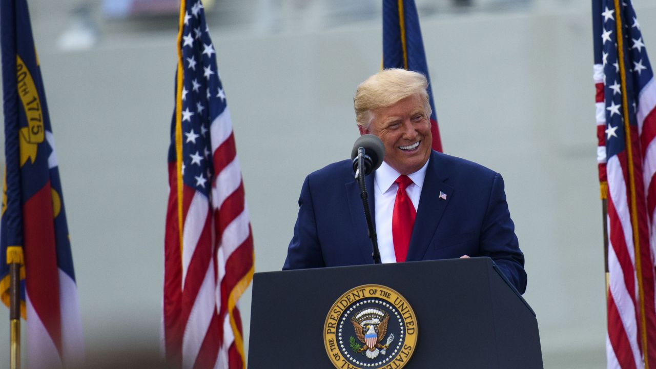 Wybory w USA 2020. Donald Trump ma powody do zadowolenia (fot. Melissa Sue Gerrits/Getty Images)) Wybory w USA 2020. Donald Trump ma powody do zadowolenia (fot. Melissa Sue Gerrits/Getty Images))