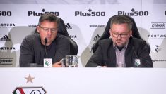 Konferencja Kosta Runjaić (fot. Legia Warszawa)