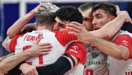 Siatkarze reprezentacji Polski (fot. PAP/Adam Warżawa)