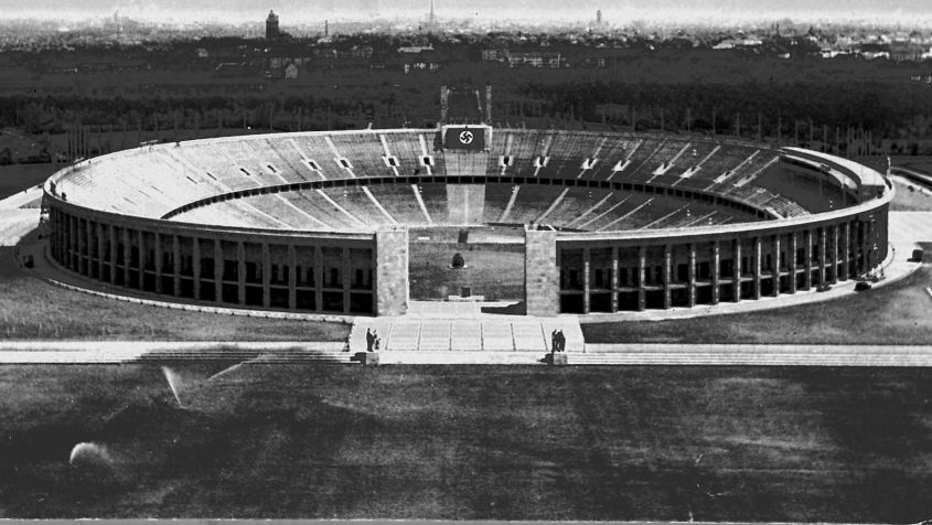 Widok na Olympiastadion w 1936 roku (fot. Getty Images)
