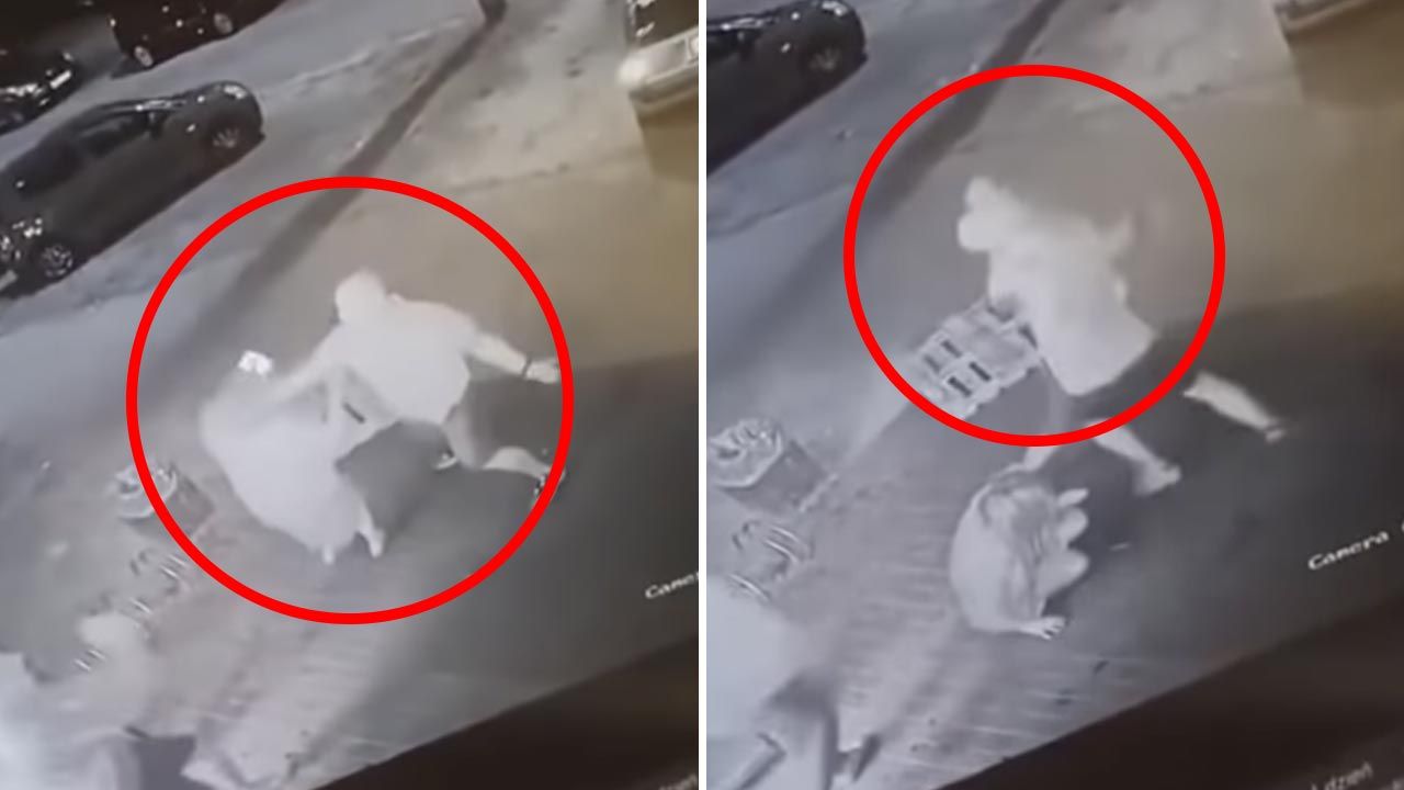 38-latek bił, kopał po głowie i rzucał drewnianą paletą w kobietę (fot. YouTube/uniwersal 90) 38-latek bił, kopał po głowie i rzucał drewnianą paletą w kobietę (fot. YouTube/uniwersal 90)