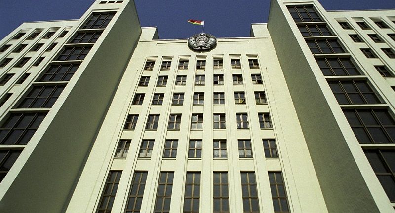 Здымак мае ілюстрацыйны характар. Будынак Савету Міністраў РБ. (Крыніца: pravo.by)