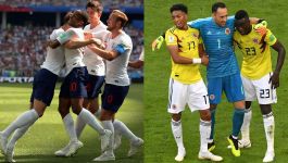 Radość Anglików i Kolumbijczyków (fot. Getty) Radość Anglików i Kolumbijczyków (fot. Getty)