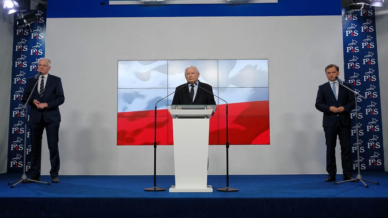 Kulisy spotkania prezesa PiS z koalicjantami (fot. PAP/Mateusz Marek) Kulisy spotkania prezesa PiS z koalicjantami (fot. PAP/Mateusz Marek)