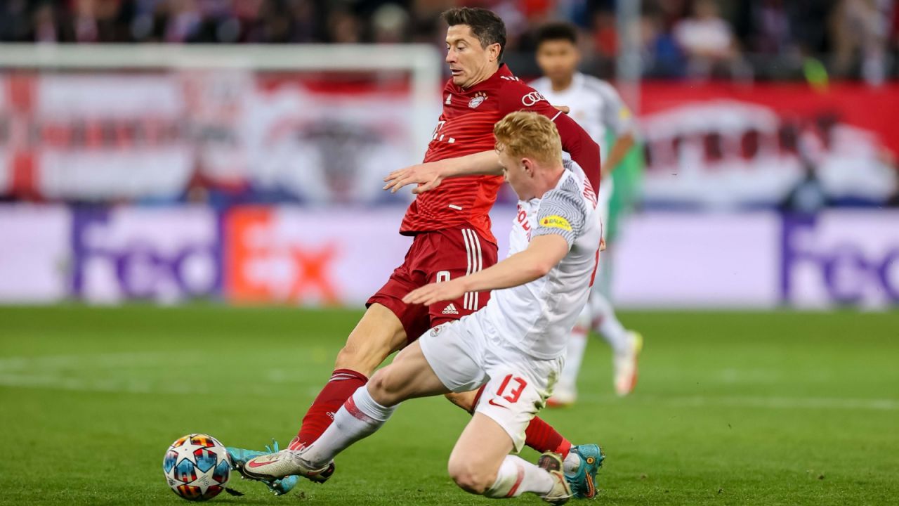 Robert Lewandowski i Nicolas Seiwald
