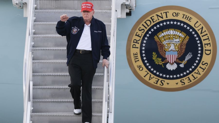 Donald Trump otrzymał od Katarczyków odrzutowiec wart 400 milionów dolarów (fot. Getty Images)