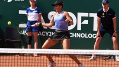 Weronika Falkowska awansowała do 2. rundy WTA w Gdyni (fot. PAP)