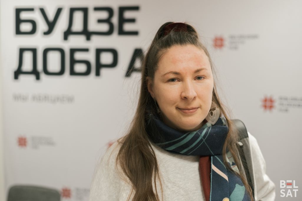 Наталля Гарковіч. Прэс-канферэнцыя па тэме палітвязняў і дапамогі іх сем’яў. Варшава, Польшча. 9 лютага 2024 года. (Фота: Міра Ляселішская / Белсат)