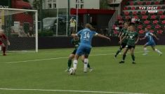 AZS UJ Kraków – GKS Katowice. Piłka nożna, Ekstraliga kobiet [SKRÓT] (fot. TVP)