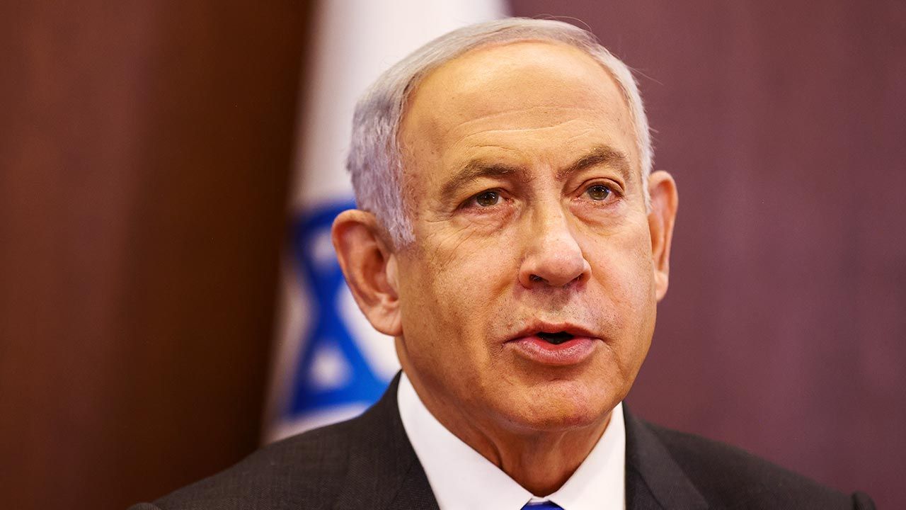 Premier Izraela Benjamin Netanjahu (fot. PAP/EPA/RONEN ZVULUN / POOL)