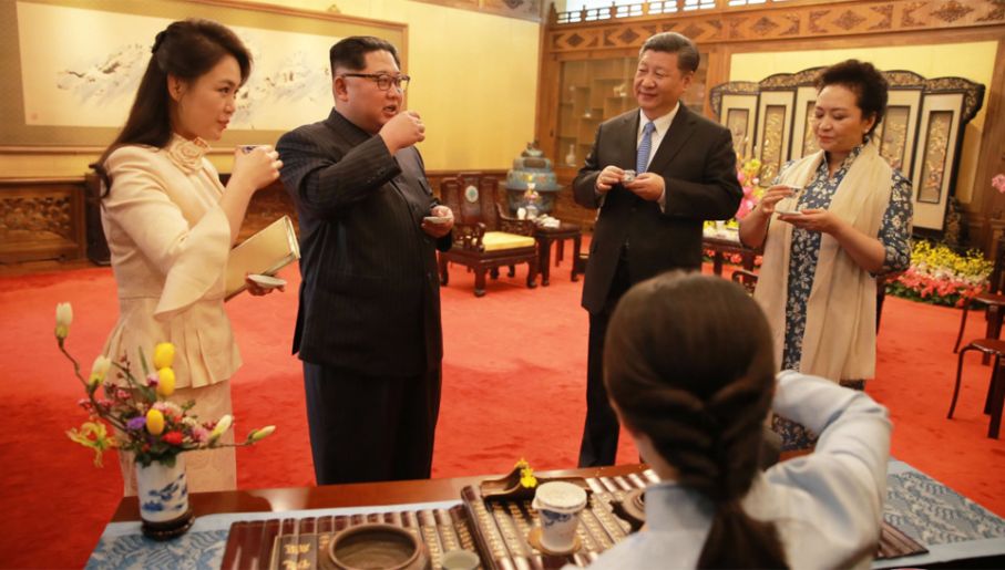 Ri wzbudziła ogromne zainteresowanie podczas wizyty w Pekinie (fot. PAP/EPA/KCNA