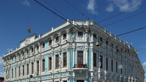 Амбасада Беларусі ў Маскве. Фота: NVO / Wikimedia