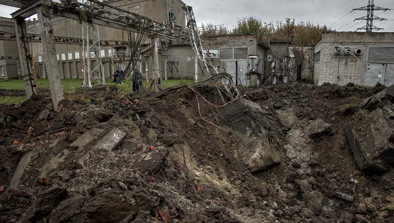 A view of a damaged power station after recent shelling in Kharkiv, northeastern Ukraine, Photo: PAP/EPA