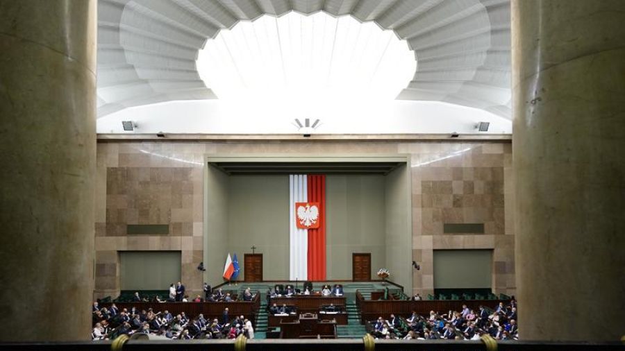 Sejm przyjął uchwałę ws. uczczenia 65. rocznicy Poznańskiego Czerwca (fot. Łukasz Błasikiewicz/Kancelaria Sejmu)