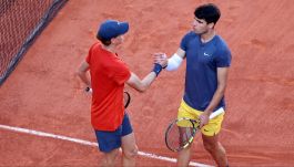 Jannik Sinner i Carlos Alcaraz (fot. Getty Images)