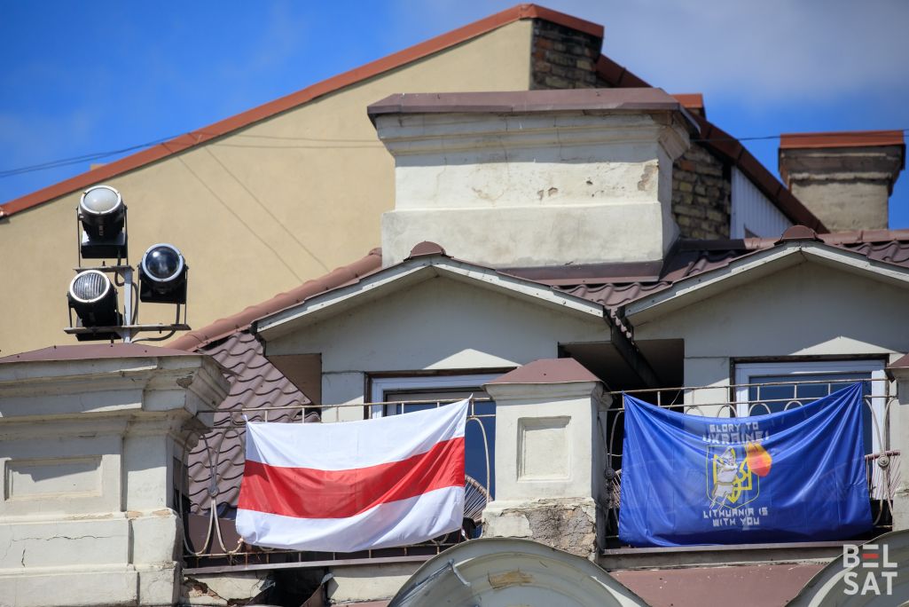 Здымак мае ілюстрацыйны характар. Вільня падчас саміту NATO. (Фота: Белсат)