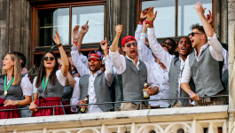 Bayern Monachium świętuje mistrzostwo kraju (fot. PAP)