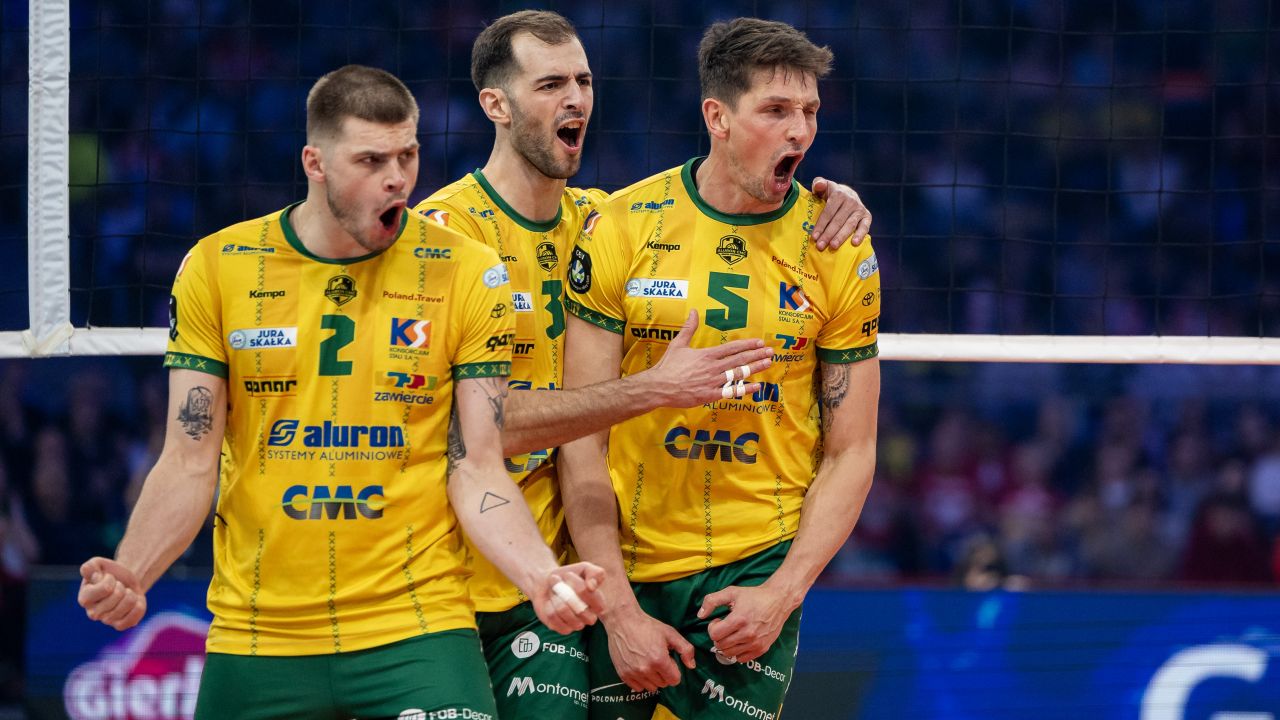 Siatkarze Aluronu CMC Warty Zawiercie (fot. Getty)