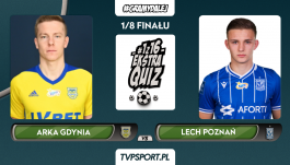 #1z16 Ekstraquiz, 1/8 finału: Arka Gdynia - Lech Poznań (fot. TVP)