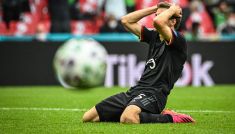 Thomas Mueller Angla Niemcy 1/8 finału Euro 2020 niewiarygodne pudło okazja