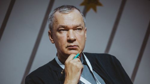 Павел Латушка на антыканферэнцыі «Belarus ID Revival Days». Варшава, Польшча. 15 верасня 2024 года. Фота: Белсат
