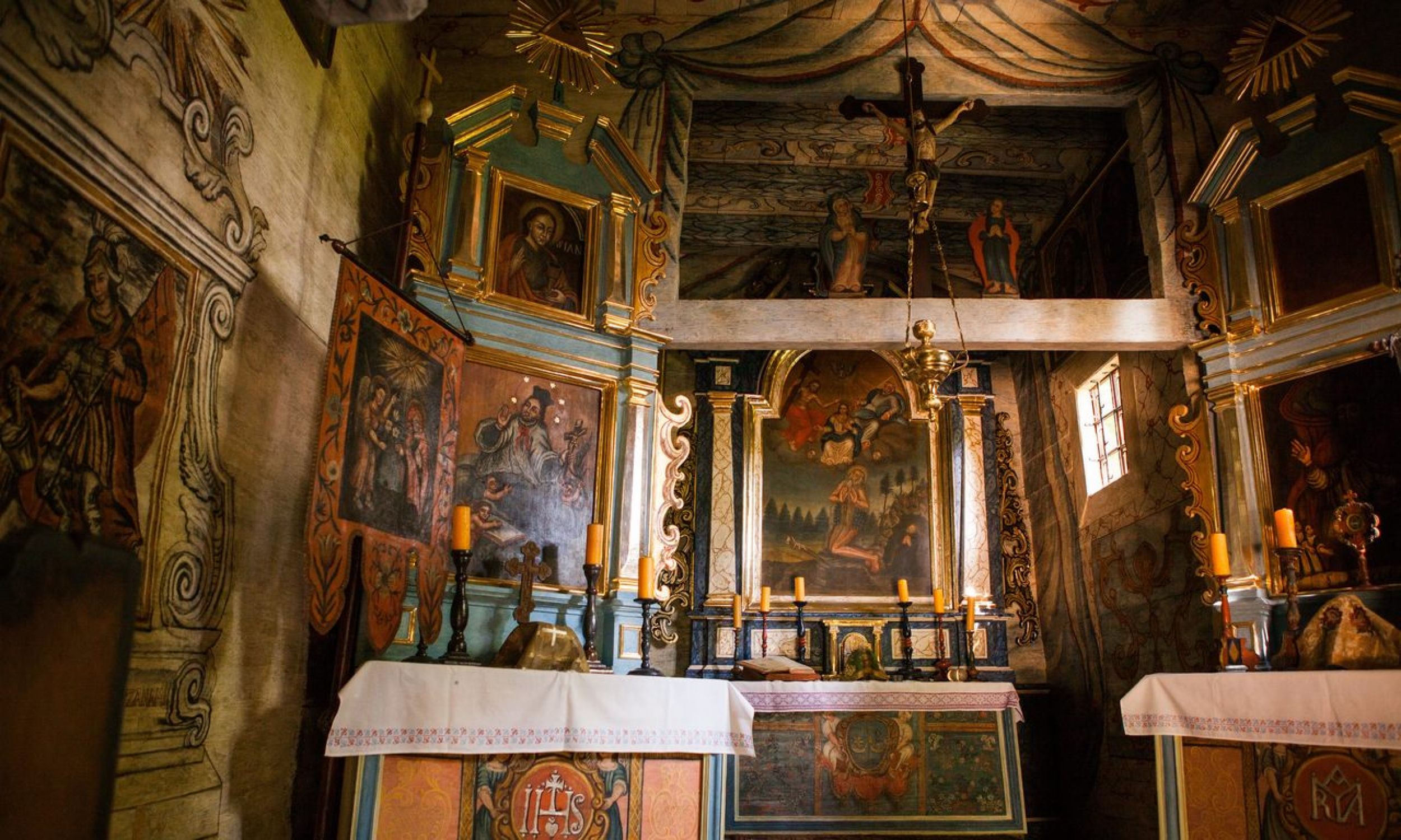 The interior of the former St. Onuphrius’ Uniate church from Rosolin. There has never been an iconostasis in it. Photo: Dominika Mroz-Toton / Forum