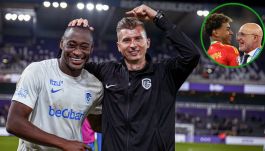 Przemysław Łagożny współpracował z Luisem De La Fuente czy sztabem Pepa Guardioli. Teraz jest asystentem Thorstena Finka w KRC Genk (fot: KRC Genk/Getty)