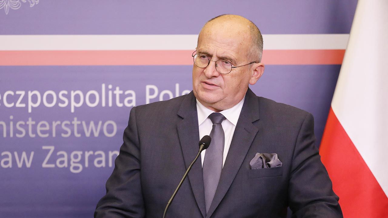 Minister Zbigniew Rau porównał obecne prześladowania na Białorusi do działań carskiego reżimu (fot. PAP/Paweł Supernak)