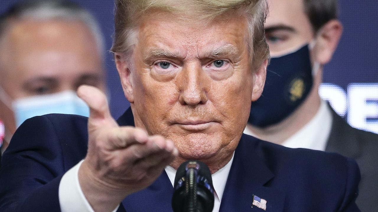 Chodzi o cztery kluczowe stany, które mogą dać Trumpowi zwycięstwo (fot. PAP/EPA/Oliver Contreras) Chodzi o cztery kluczowe stany, które mogą dać Trumpowi zwycięstwo (fot. PAP/EPA/Oliver Contreras)